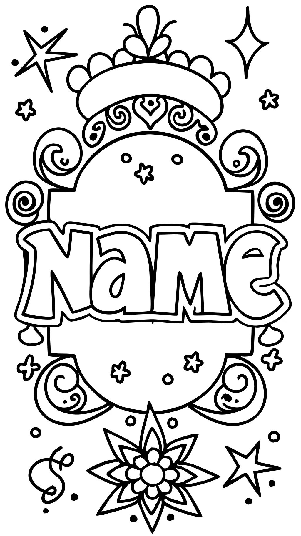 printable name coloring pages